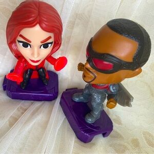 TWO Pack Scarlet Witch Action Figures Scarlet Witch & Falcon - Happy Meal Toys
